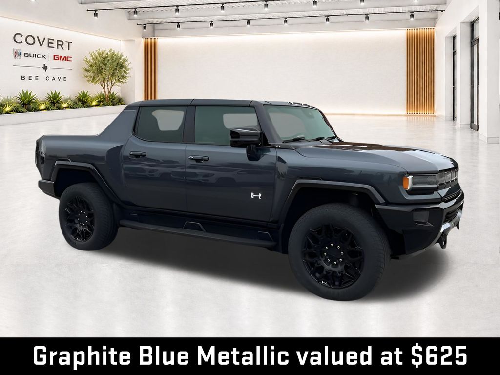Gray (Graphite Blue Metallic) 2026 GMC Hummer EV Pickup Pickup Truck All-Wheel Drive 1-Speed Automatic