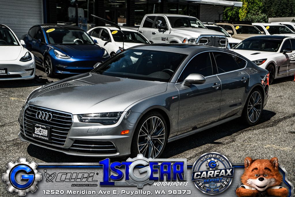 Gray Metallic 2017 Audi A7 Sedan All-Wheel Drive 8-Speed Automatic