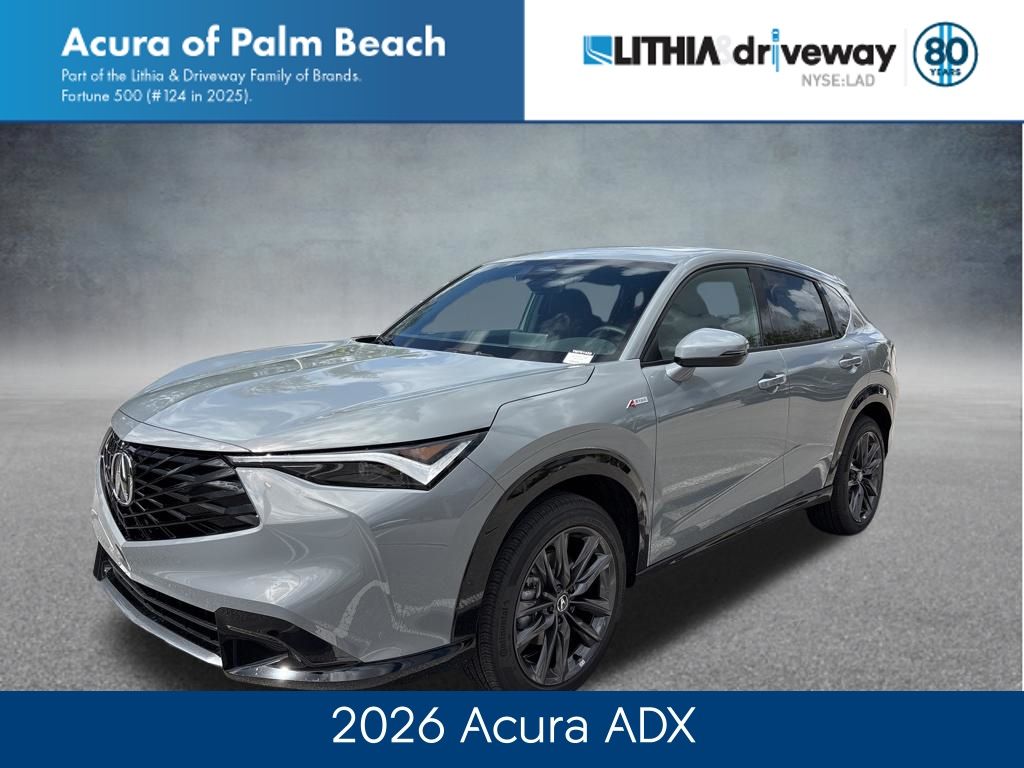 Urban Gray Pearl 2026 Acura ADX FWD with A-SPEC Package SUV / Crossover Front-Wheel Drive Continuously Variable Transmission