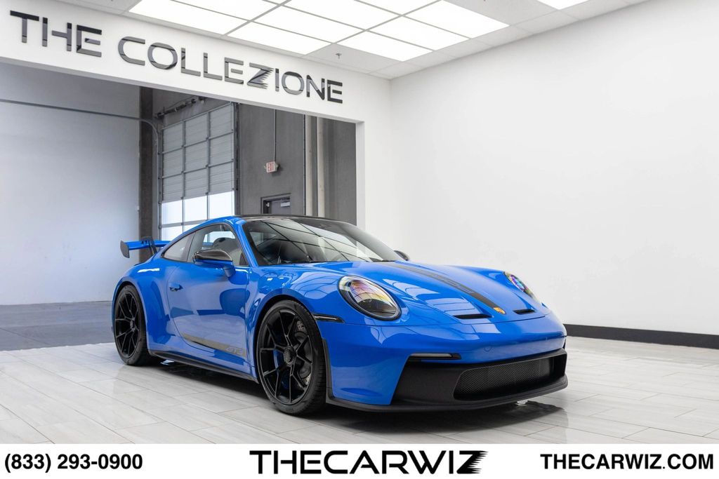 Shark Blue 2022 Porsche 911 Coupe Rear-Wheel Drive 7-Speed Automatic