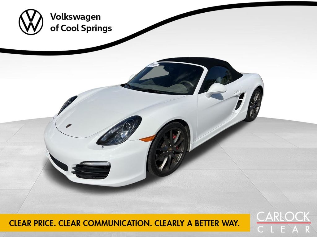 White 2013 Porsche Boxster Convertible Rear-Wheel Drive 7-Speed Automatic