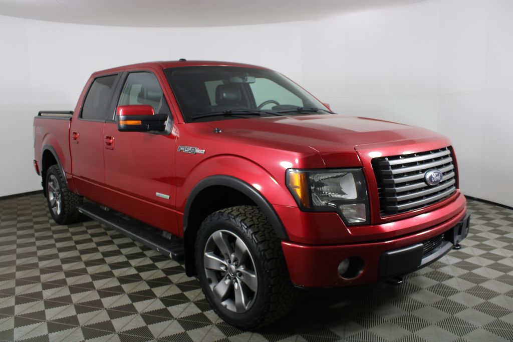 Red Candy 2012 Ford F-150 Pickup Truck Four-Wheel Drive 6-Speed Automatic