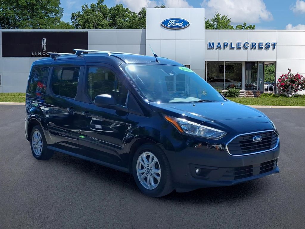 Shadow Black 2020 Ford Transit Connect Wagon XLT LWB FWD with Rear Liftgate Van Front-Wheel Drive 8-Speed Automatic