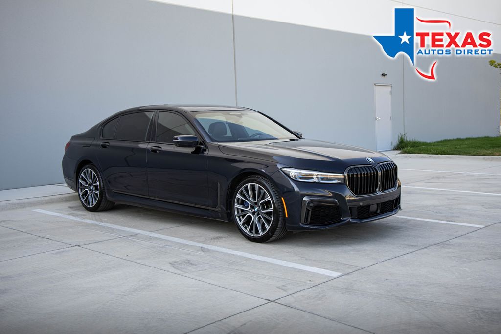 Carbon Black Metallic 2020 BMW 7 Series Sedan All-Wheel Drive 8-Speed Automatic