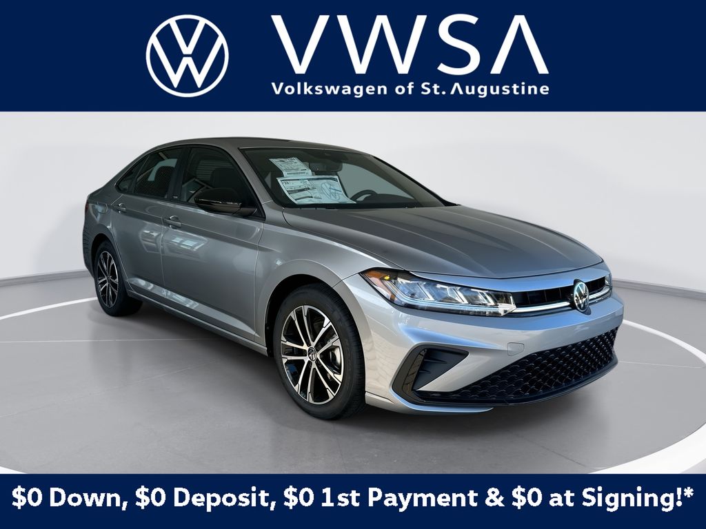 Pyrite Silver Metallic 2026 Volkswagen Jetta Sedan Front-Wheel Drive 8-Speed Automatic