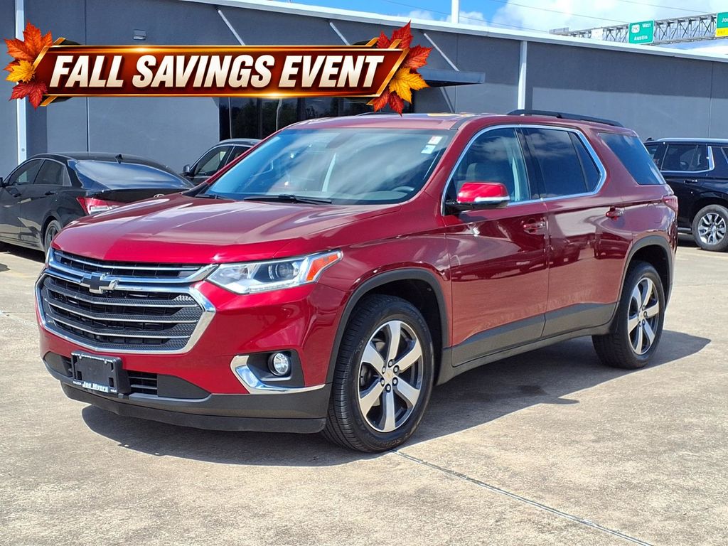 2019 Chevrolet Traverse 3LT Red at DeMontrond Mazda