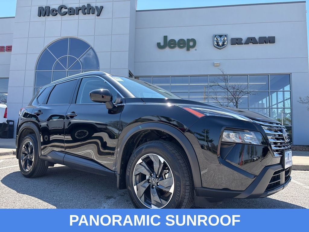 Super Black 2024 Nissan Rogue SV AWD SUV / Crossover All-Wheel Drive Continuously Variable Transmission