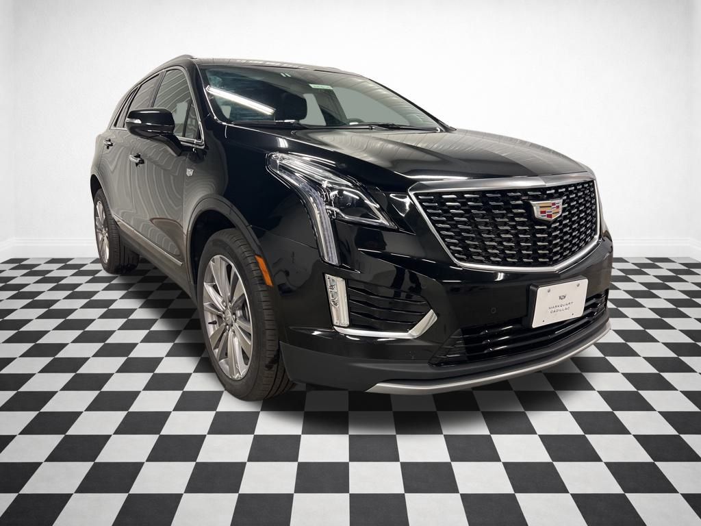 Stellar Black Metallic 2025 Cadillac XT5 Premium Luxury AWD SUV / Crossover Four-Wheel Drive 9-Speed Automatic