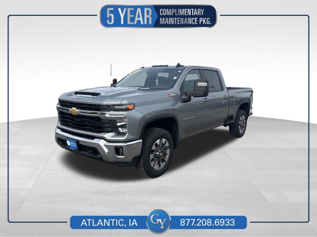 Sterling Gray Metallic 2024 Chevrolet Silverado 2500HD LT Crew Cab 4WD Pickup Truck Four-Wheel Drive Automatic
