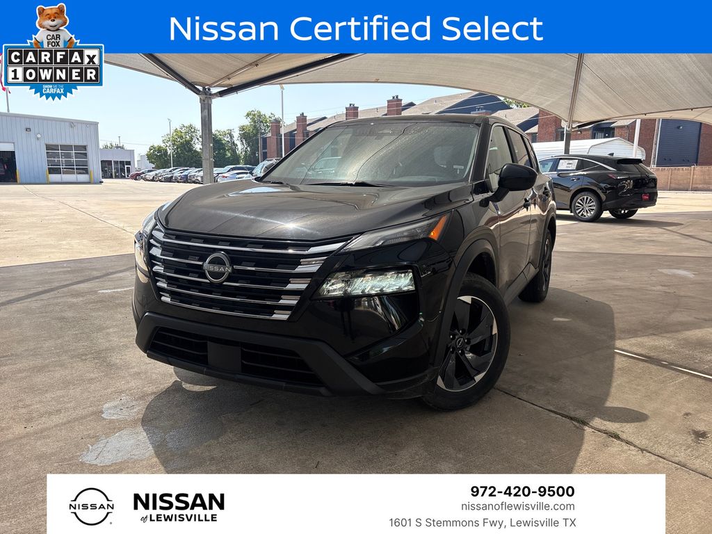 Super Black 2024 Nissan Rogue SUV / Crossover Front-Wheel Drive Continuously Variable Transmission