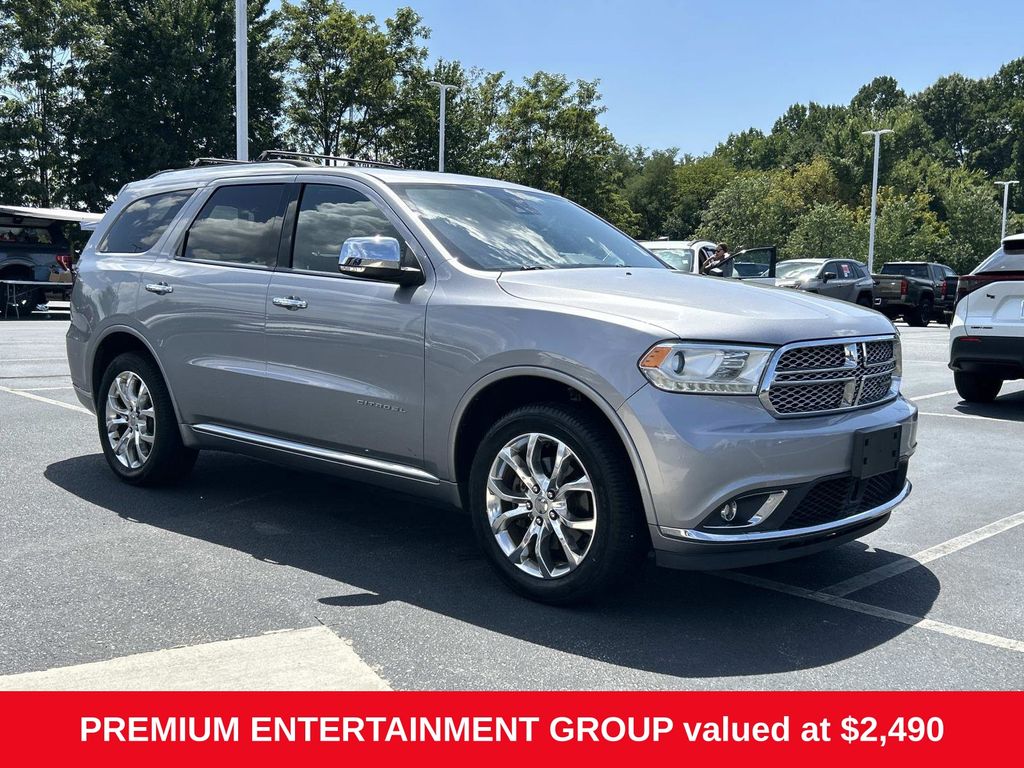 Billet Silver Metallic Clearcoat 2016 Dodge Durango SUV / Crossover All-Wheel Drive 8-Speed Automatic