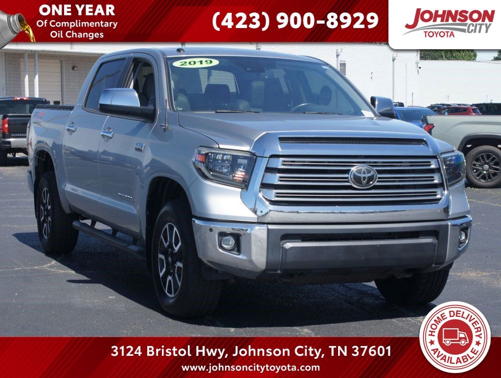 Silver Sky Metallic 2019 Toyota Tundra Pickup Truck Four-Wheel Drive Automatic