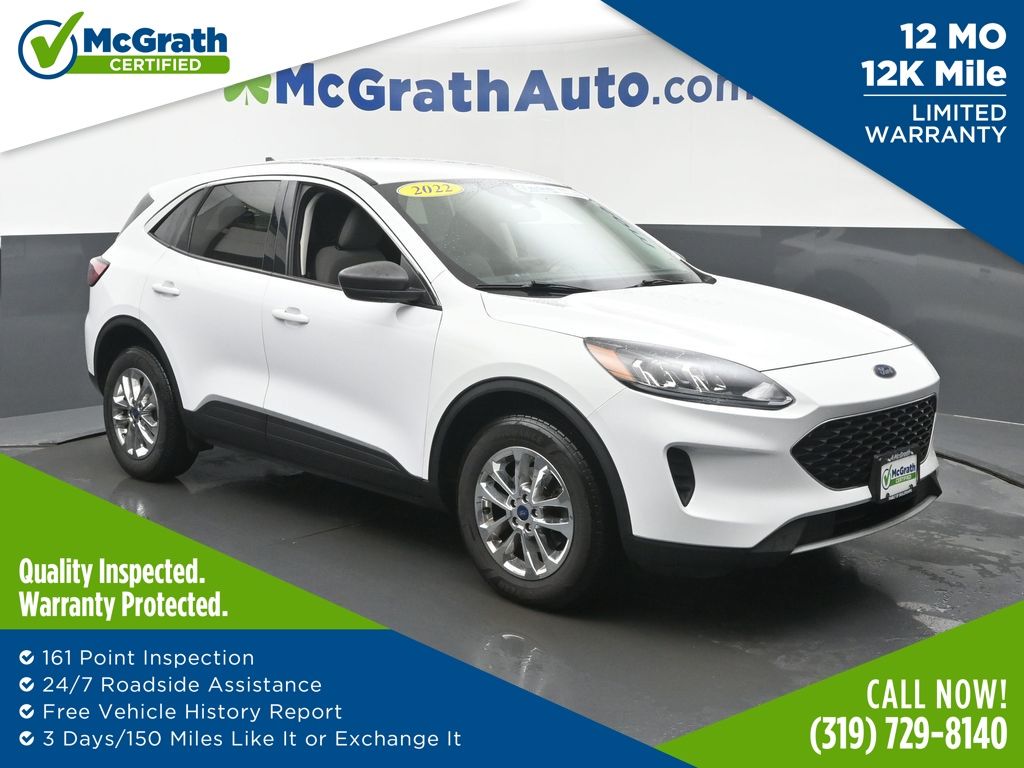 Oxford White 2022 Ford Escape SUV / Crossover All-Wheel Drive 8-Speed Automatic