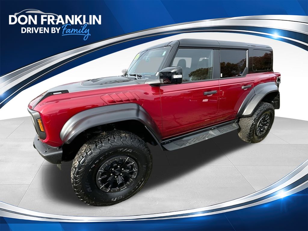 Ruby Red Metallic Tinted Clearcoat 2025 Ford Bronco Raptor SUV / Crossover Four-Wheel Drive Automatic