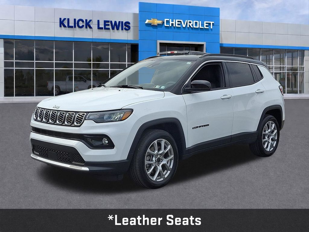 2025 Jeep Compass Limited White at Bob Ruth Ford