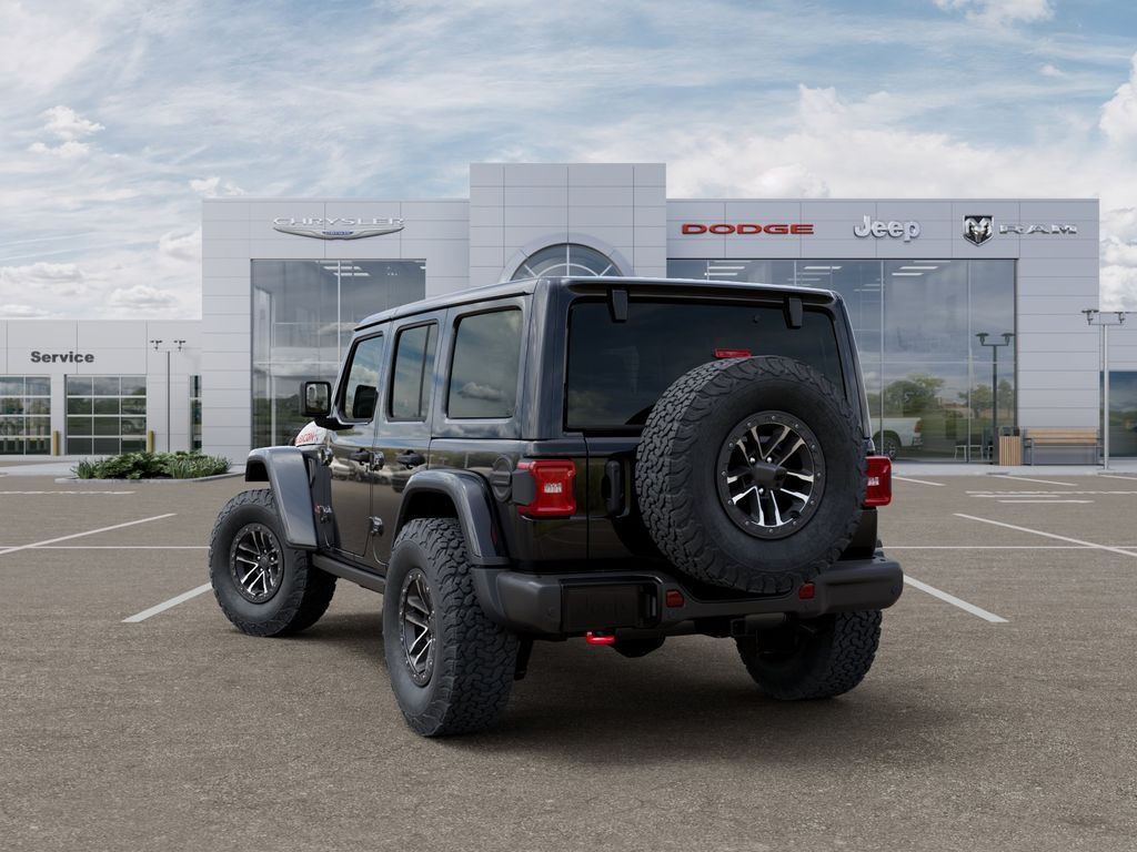 New 2026 Black Clearcoat Jeep Rubicon X image 3