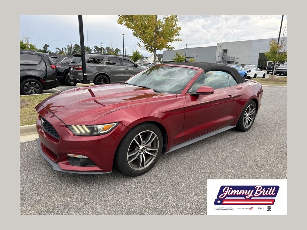 Ruby Red Metallic 2015 Ford Mustang Convertible Rear-Wheel Drive 6-Speed Manual