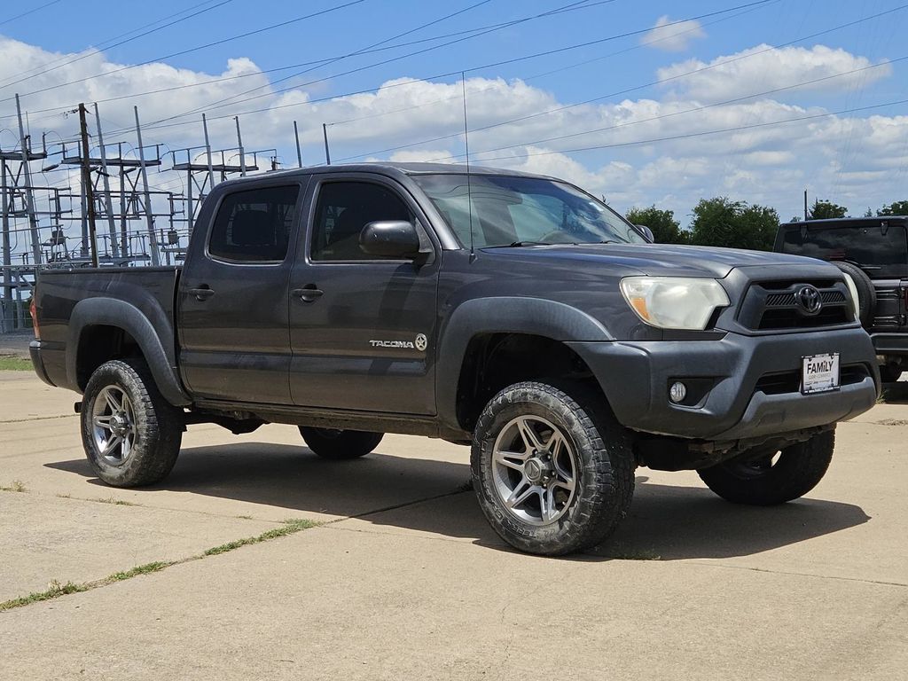 Magnetic Gray Metallic 2014 Toyota Tacoma PreRunner Double Cab V6 SB Pickup Truck 4X2 5-Speed Automatic