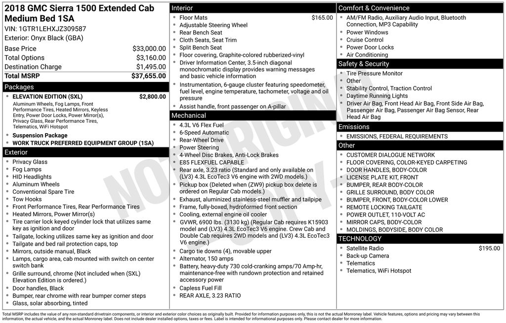 Used Car 2018 Gmc Sierra 1500  Base For Sale Under $25,000 In Austin, Texas