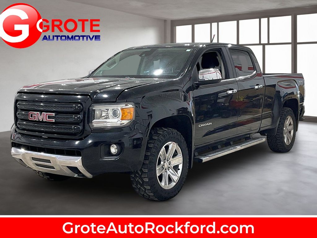 Black 2016 GMC Canyon Pickup Truck Four-Wheel Drive 6-Speed Automatic