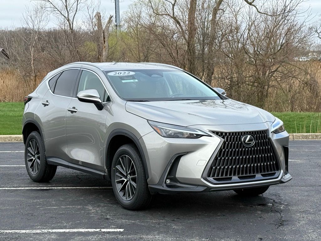Atomic Silver 2022 Lexus NX Hybrid 350h AWD SUV / Crossover All-Wheel Drive Continuously Variable Transmission
