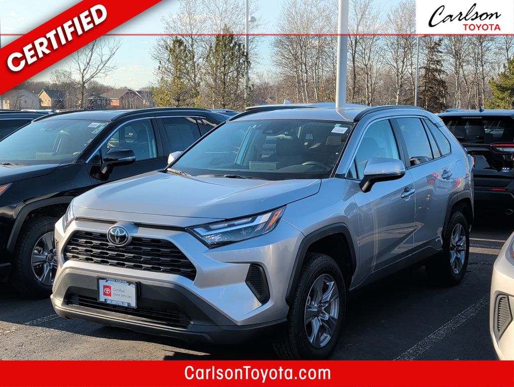 Silver Sky Metallic 2025 Toyota RAV4 Hybrid XLE AWD SUV / Crossover All-Wheel Drive Continuously Variable Transmission