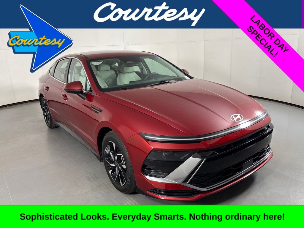 Ultimate red 2025 Hyundai Sonata Sedan Front-Wheel Drive 8-Speed Automatic