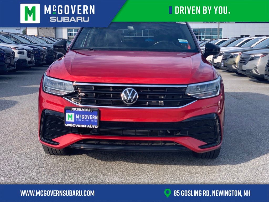 Red Metallic 2024 Volkswagen Tiguan SUV / Crossover All-Wheel Drive 8-Speed Automatic