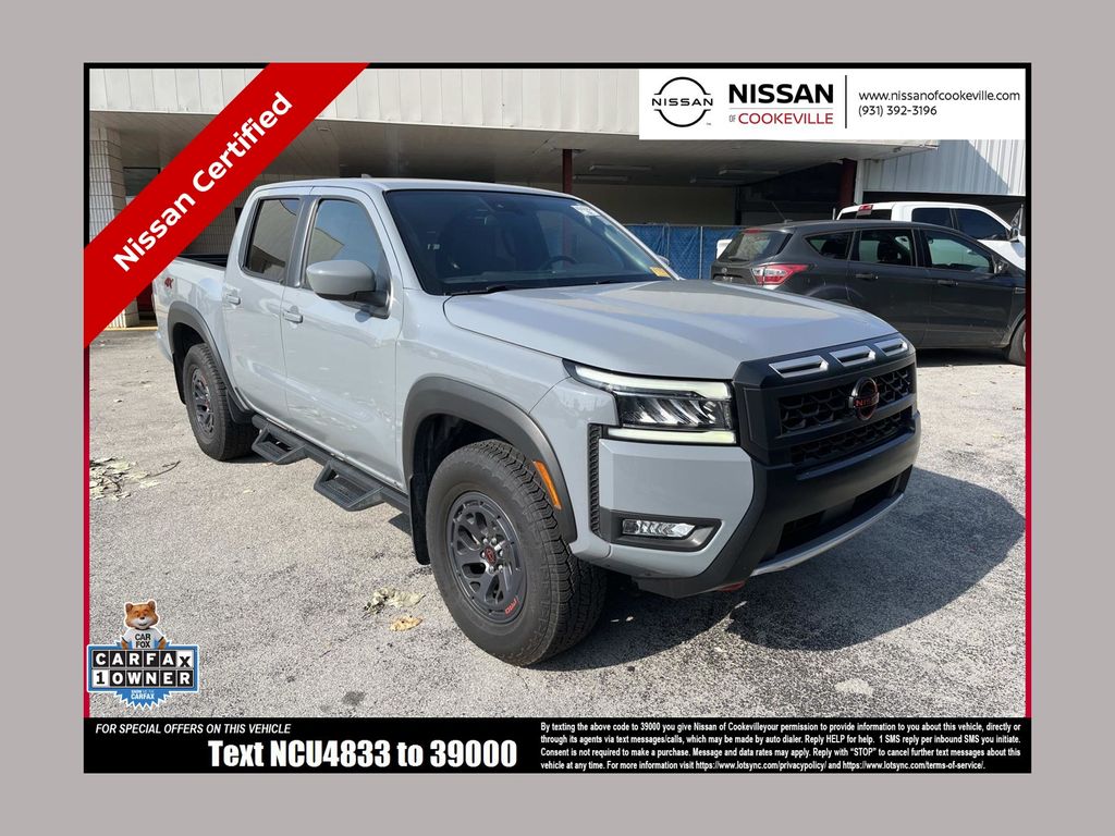 Boulder Gray 2025 Nissan Frontier Pickup Truck Four-Wheel Drive 9-Speed Automatic Overdrive