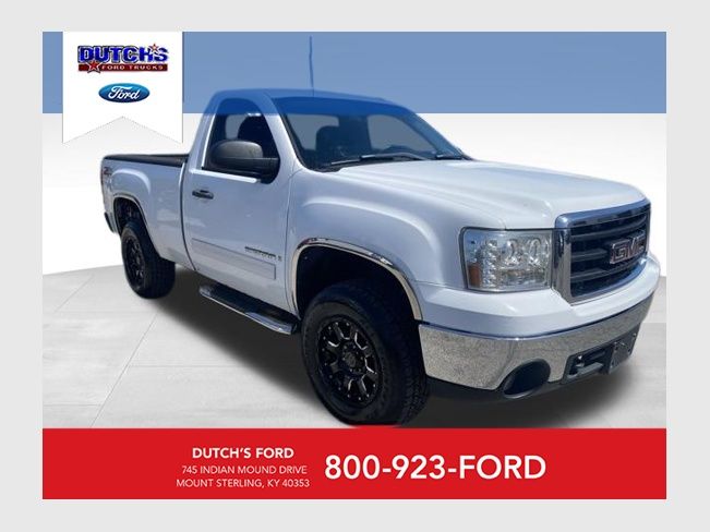 Summit White 2008 GMC Sierra 1500 SLE1 Ext. Cab SB 4WD Pickup Truck Four-Wheel Drive 4-Speed Automatic Overdrive