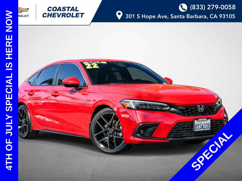  2022 Honda Civic Hatchback Sport Touring FWD   