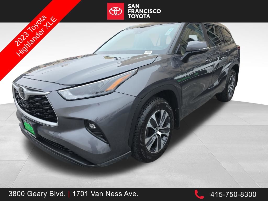 Magnetic Gray Metallic 2023 Toyota Highlander SUV / Crossover All-Wheel Drive 8-Speed Automatic