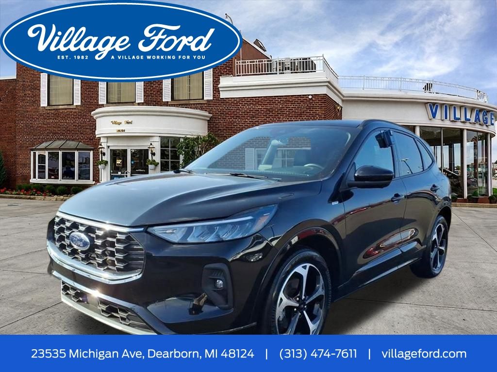 Black Metallic 2023 Ford Escape ST-Line Select AWD SUV / Crossover All-Wheel Drive 8-Speed Automatic