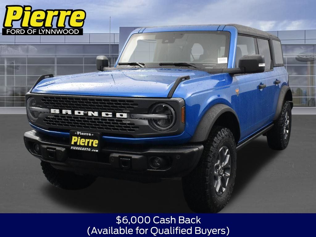 Blue Metallic 2025 Ford Bronco SUV / Crossover Four-Wheel Drive Automatic