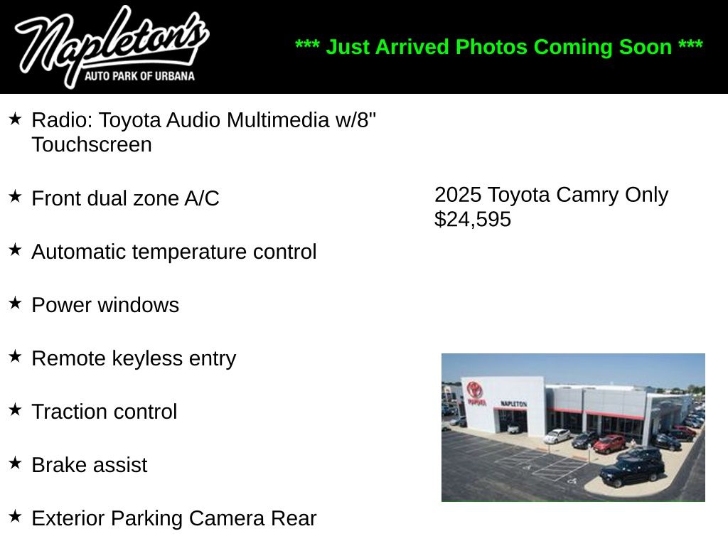 2025 Toyota Camry LE FWD