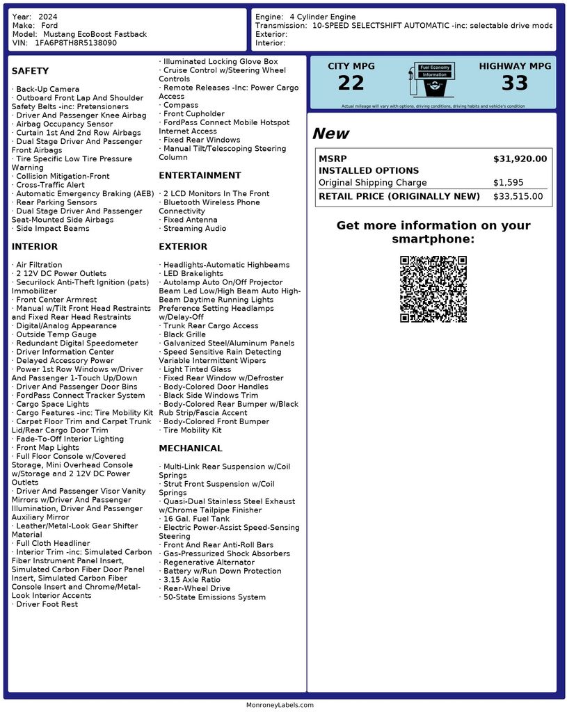 Thumbnail: 2024 Ford Mustang - 18