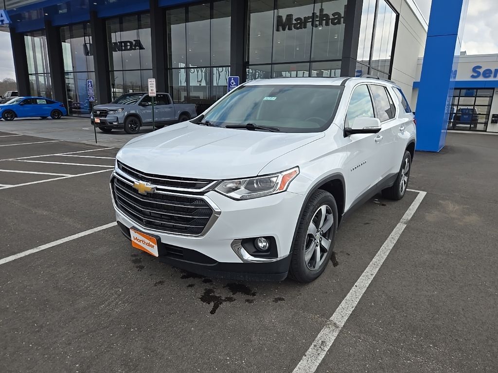 Summit White 2020 Chevrolet Traverse LT Leather AWD SUV / Crossover Four-Wheel Drive 9-Speed Automatic