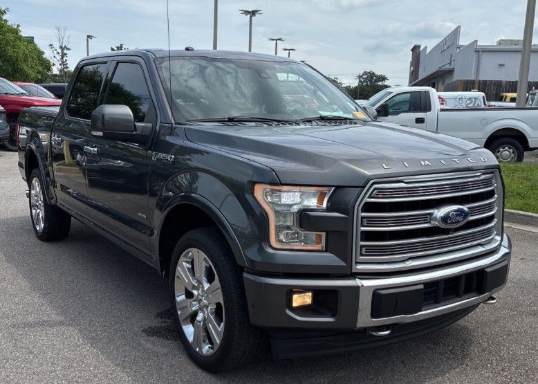 Gray (Magnetic) 2017 Ford F-150 Limited SuperCrew 4WD Pickup Truck Four-Wheel Drive Automatic