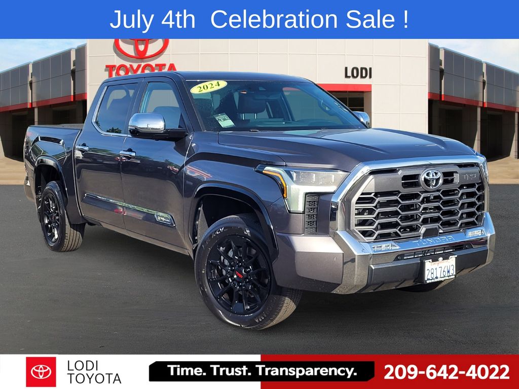 Magnetic Gray Metallic 2024 Toyota Tundra Pickup Truck Four-Wheel Drive Automatic