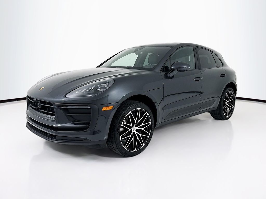 Gray (Volcano Grey Metallic) 2025 Porsche Macan SUV / Crossover 7-Speed Automatic