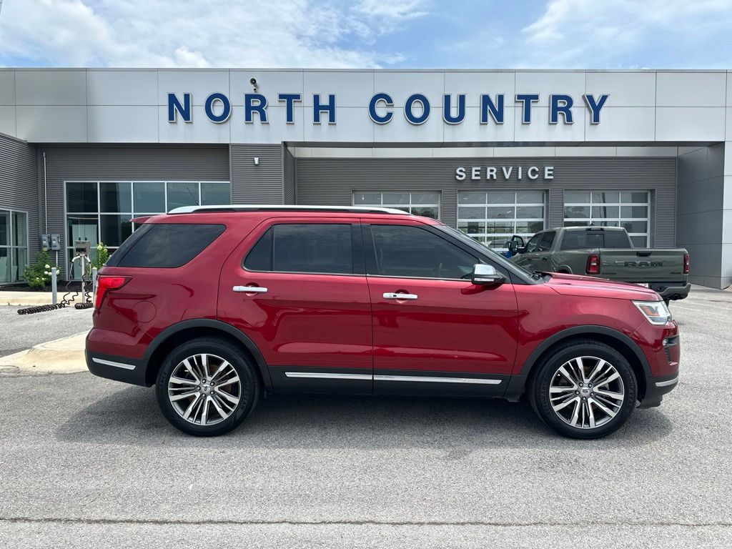 Ruby Red Metallic 2018 Ford Explorer SUV / Crossover All-Wheel Drive 6-Speed Automatic