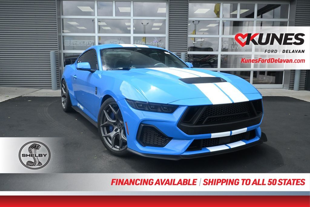 Grabber Blue Metallic 2025 Ford Mustang Coupe Rear-Wheel Drive 6-Speed Manual