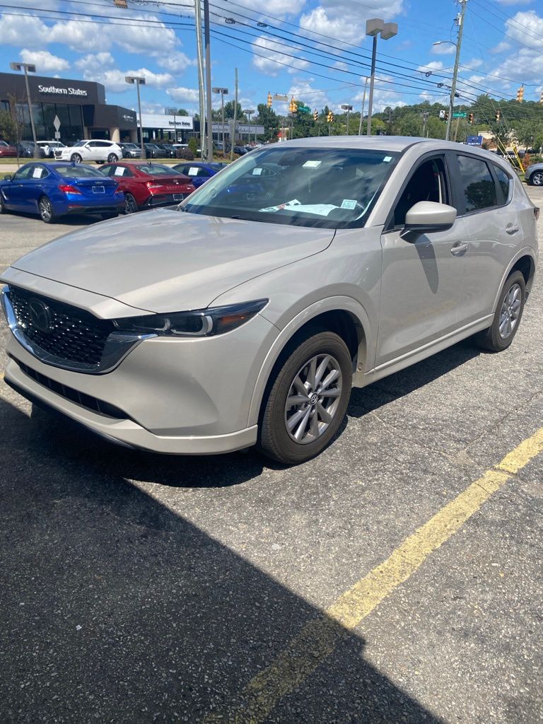 Gray (Platinum Quartz Metallic) 2024 Mazda CX-5 SUV / Crossover All-Wheel Drive 6-Speed Automatic