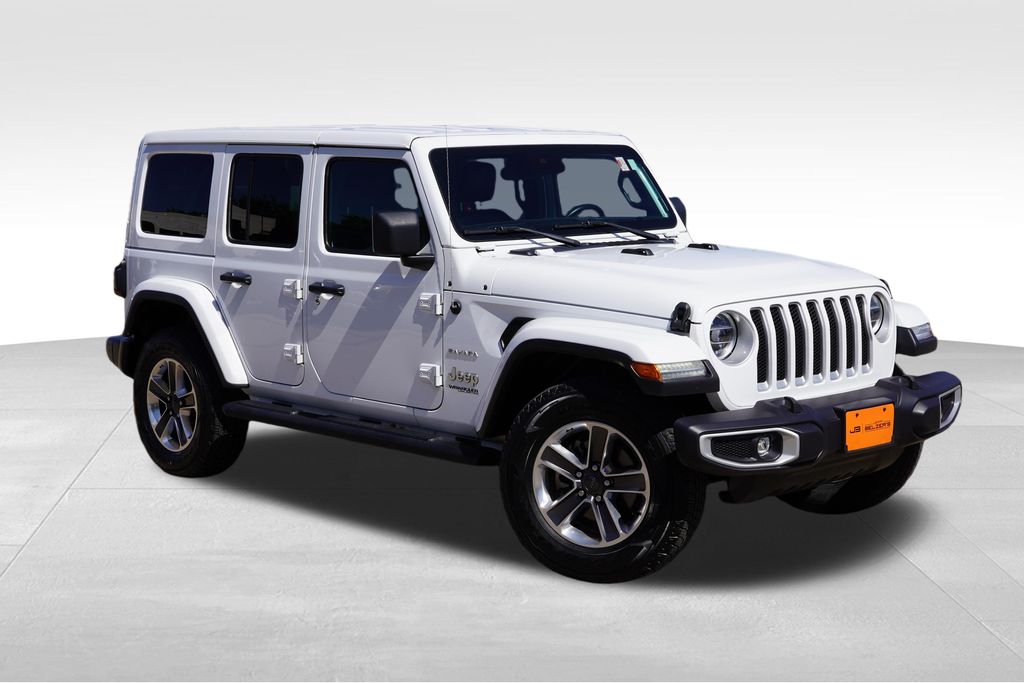 Bright White Clearcoat 2021 Jeep Wrangler SUV / Crossover Four-Wheel Drive 8-Speed Automatic