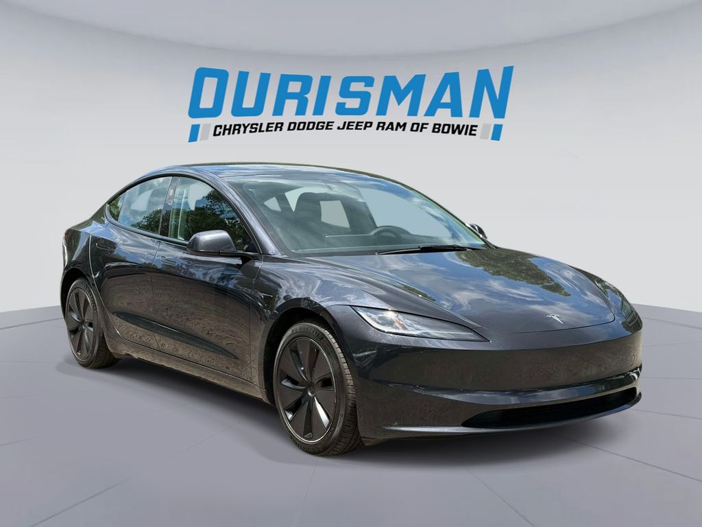 Gray 2024 Tesla Model 3 Sedan All-Wheel Drive 1-Speed Automatic