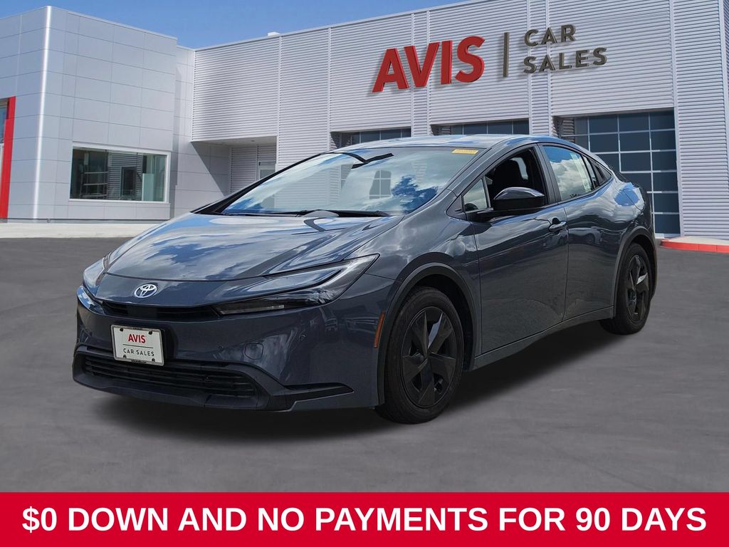 Gray 2025 Toyota Prius Hatchback Front-Wheel Drive Continuously Variable Transmission
