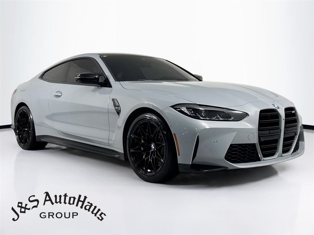 Brooklyn Gray Metallic 2021 BMW M4 Coupe Rear-Wheel Drive 6-Speed Manual
