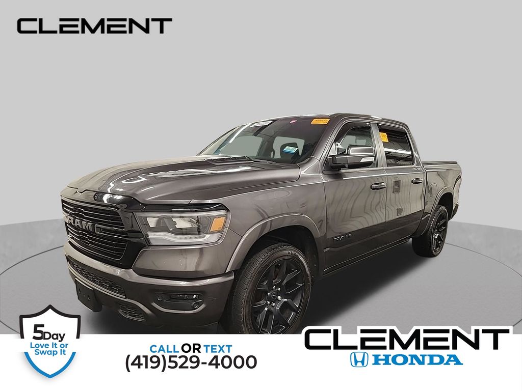 Gray (Granite Crystal Metallic Clearcoat) 2020 RAM 1500 Pickup Truck Four-Wheel Drive 8-Speed Automatic