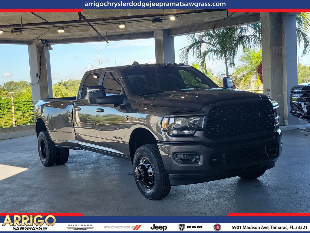Crystal Metallic 2024 RAM 3500 Pickup Truck Four-Wheel Drive 6-Speed Automatic