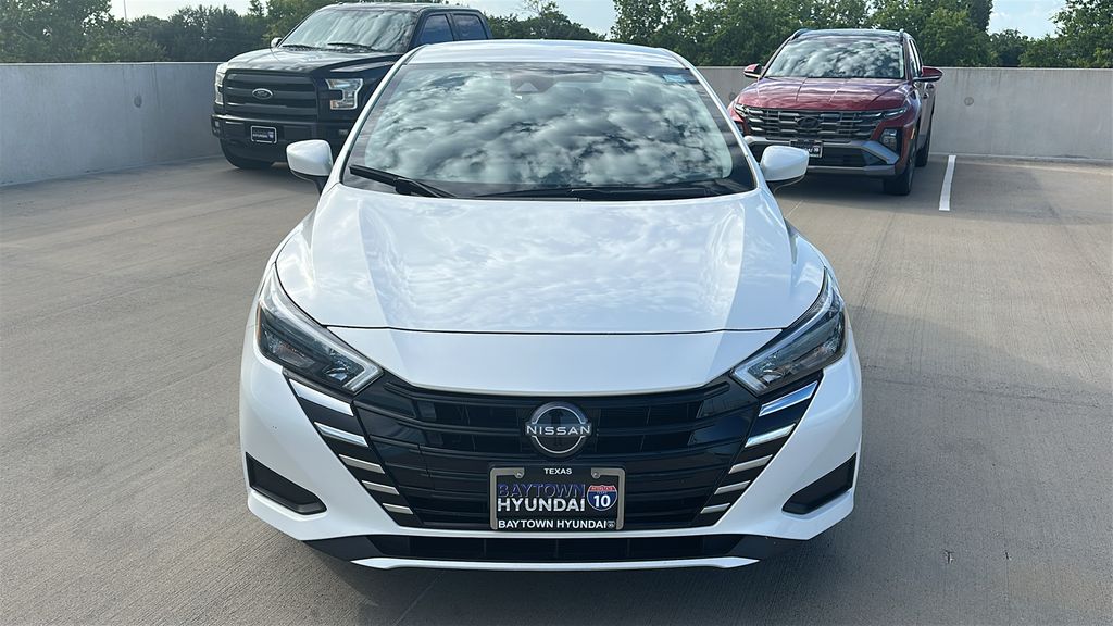 2025 Nissan Versa 1.6 SV White at Wharton Ford